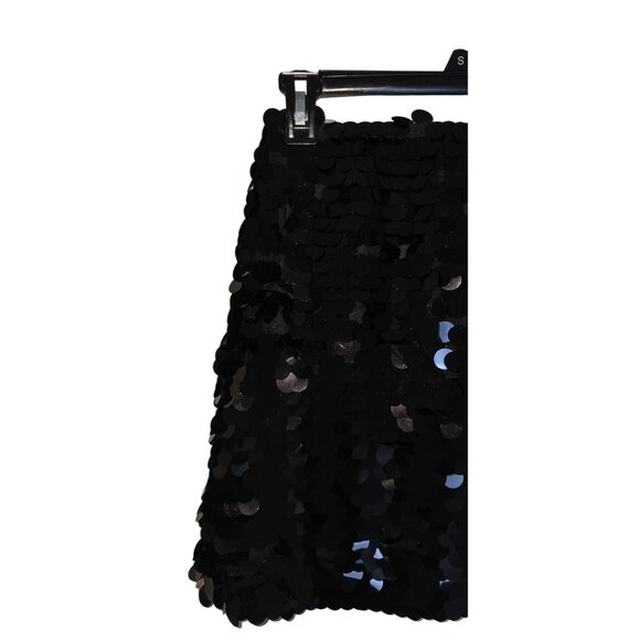 Vero Moda Black Sequin Mini Skirt Size xs - Picture 4 of 11